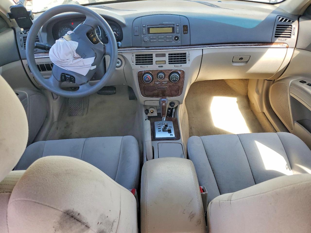 2008 Hyundai Sonata Gls White vin: 5NPET46C58H357839