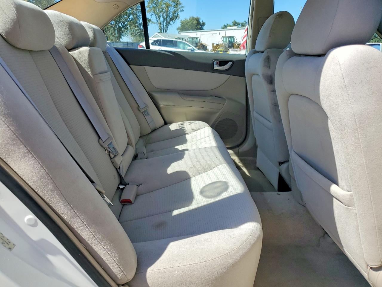 2008 Hyundai Sonata Gls White vin: 5NPET46C58H357839