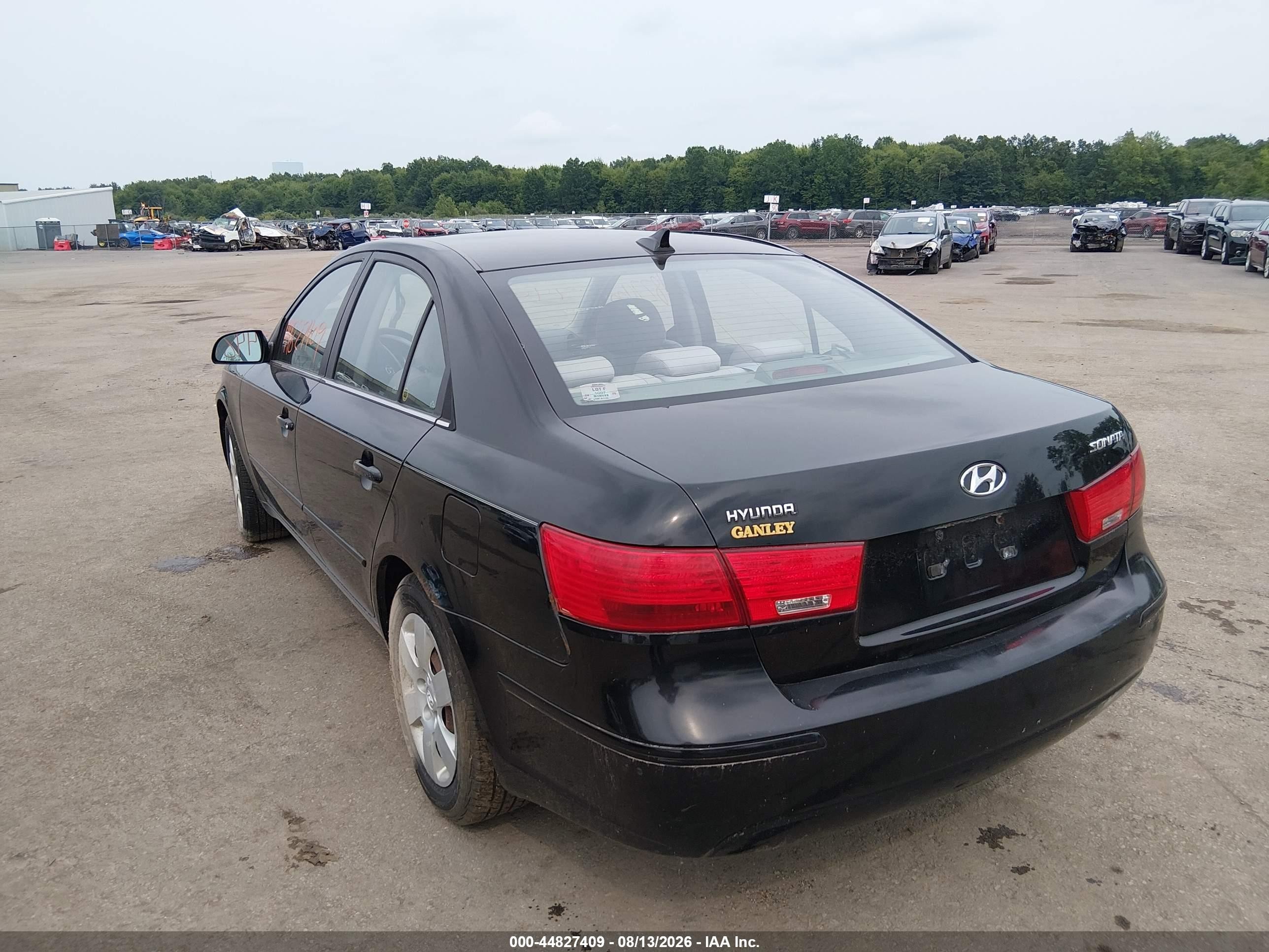 2009 Hyundai Sonata Gls Black vin: 5NPET46C59H408631
