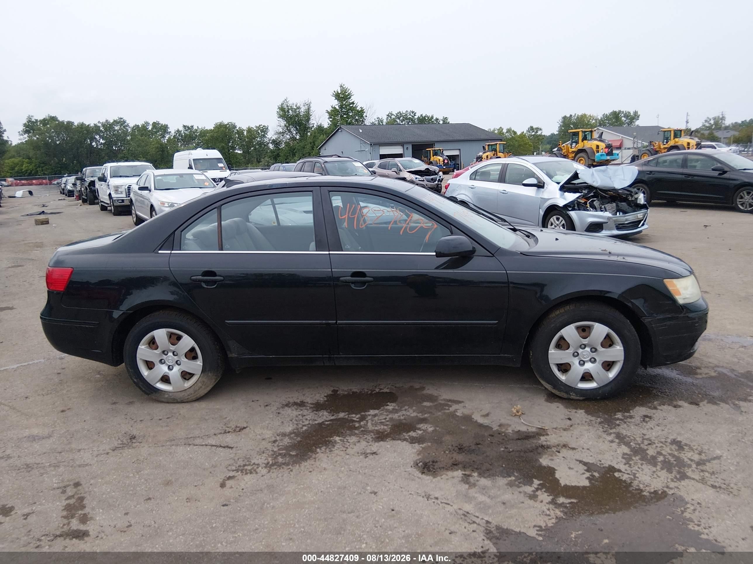 2009 Hyundai Sonata Gls Black vin: 5NPET46C59H408631