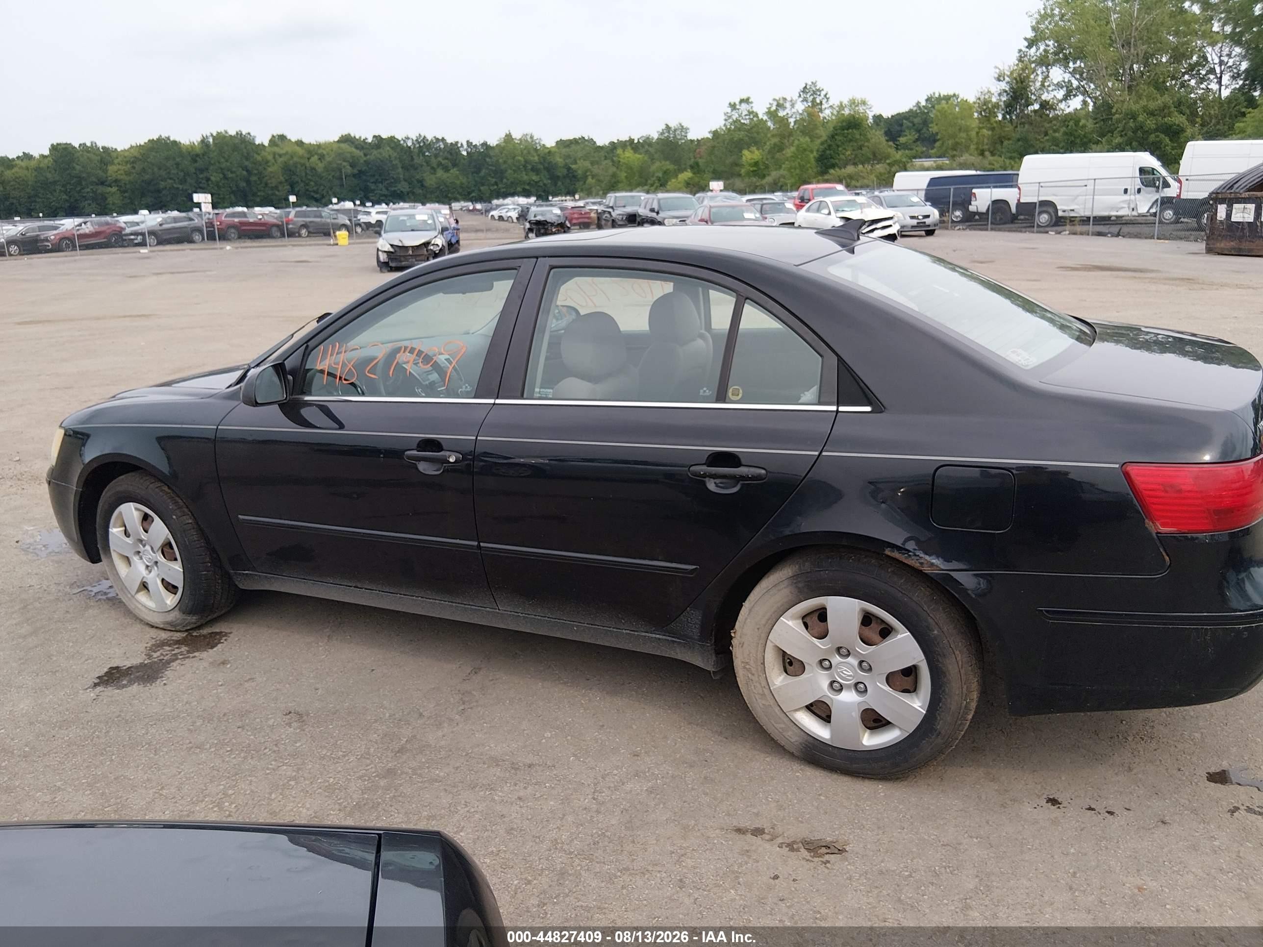 2009 Hyundai Sonata Gls Black vin: 5NPET46C59H408631
