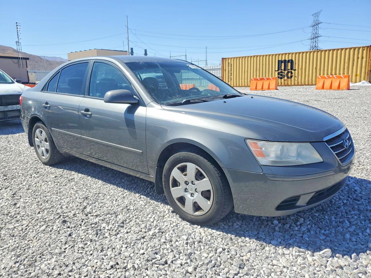 2009 Hyun Sonata Gray vin: 5NPET46C59H424716