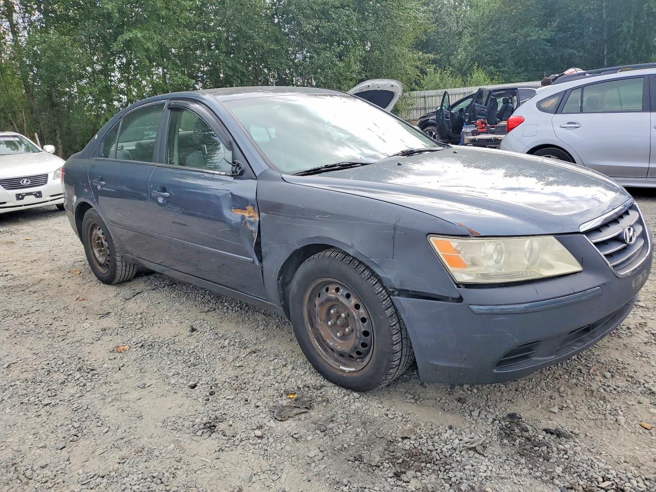 2009 Hyundai Sonata Gls Blue vin: 5NPET46C59H445355