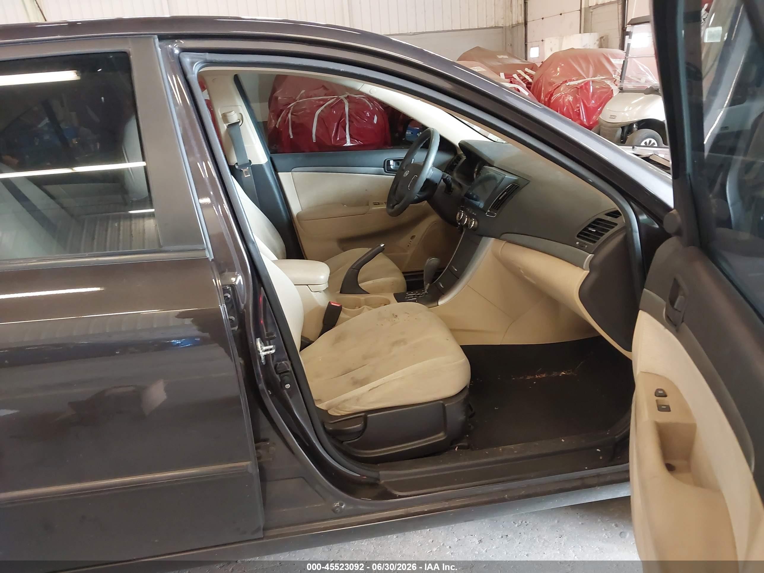 2009 Hyundai Sonata Gls Brown vin: 5NPET46C59H448658