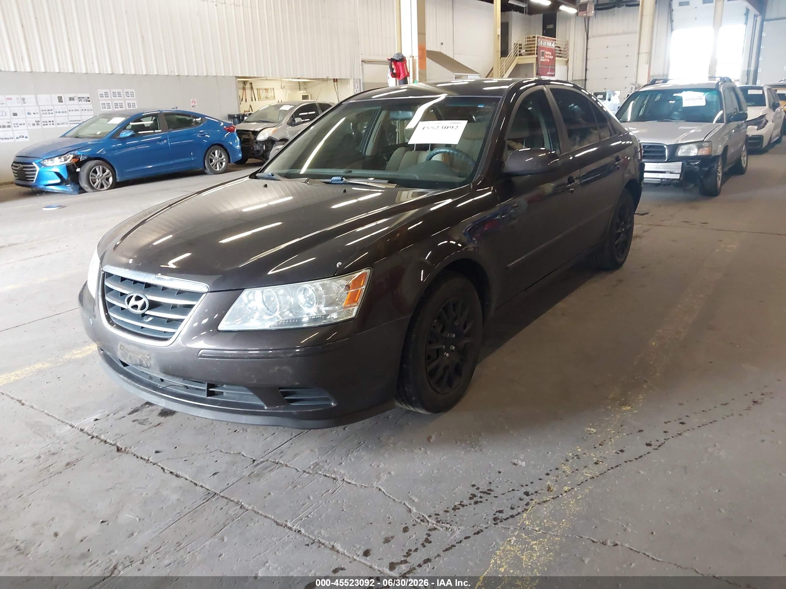 2009 Hyundai Sonata Gls Brown vin: 5NPET46C59H448658