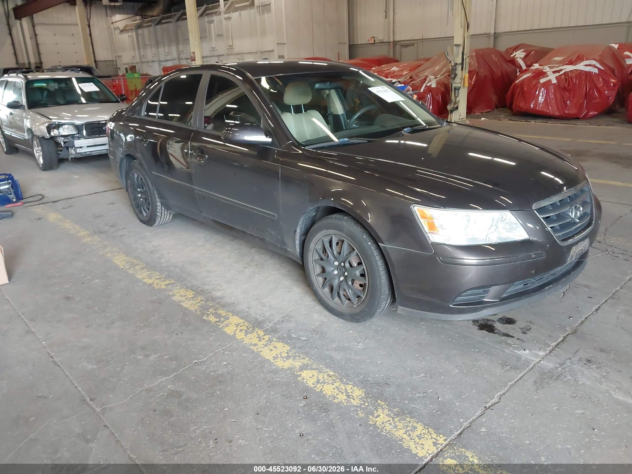 2009 Hyundai Sonata Gls Коричневый vin: 5NPET46C59H448658