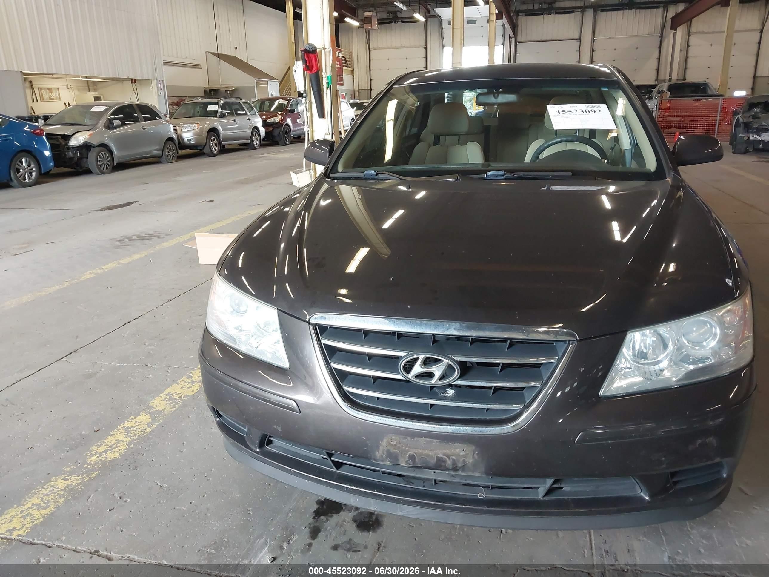 2009 Hyundai Sonata Gls Brown vin: 5NPET46C59H448658