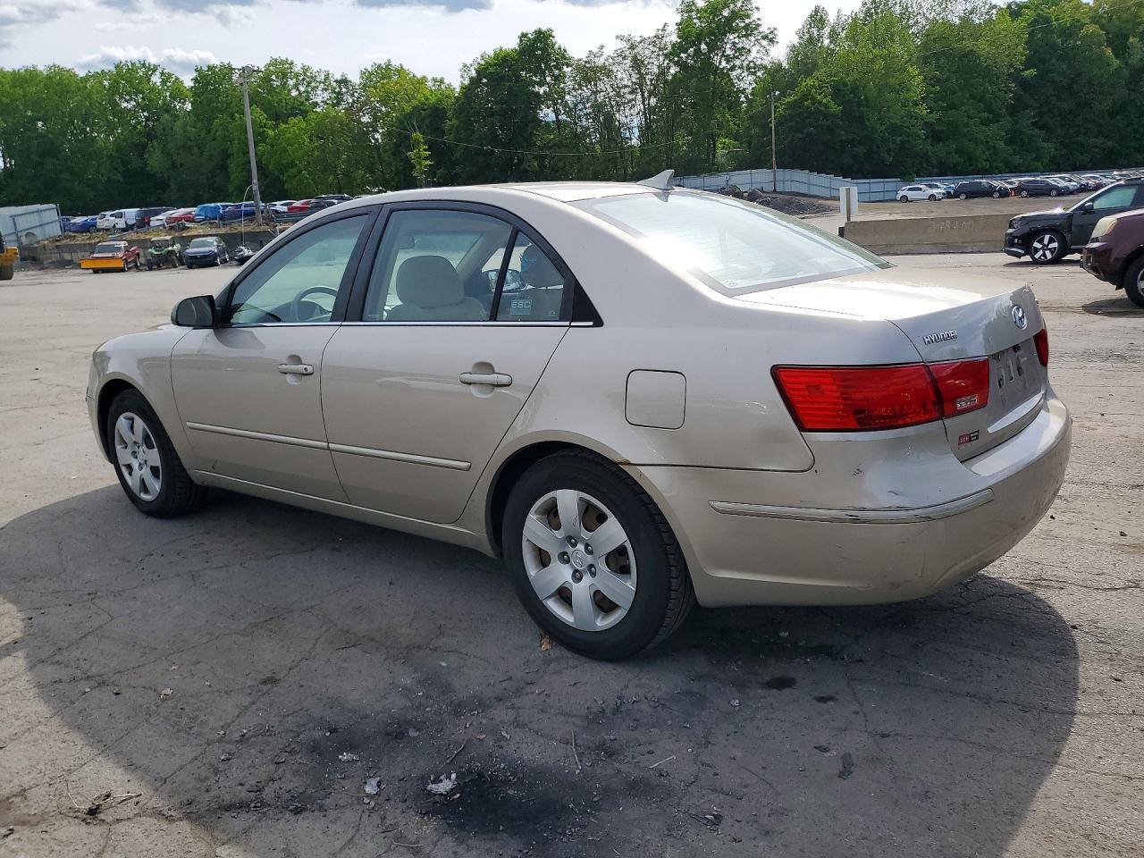2009 Hyundai Sonata Gls Cream vin: 5NPET46C59H466559