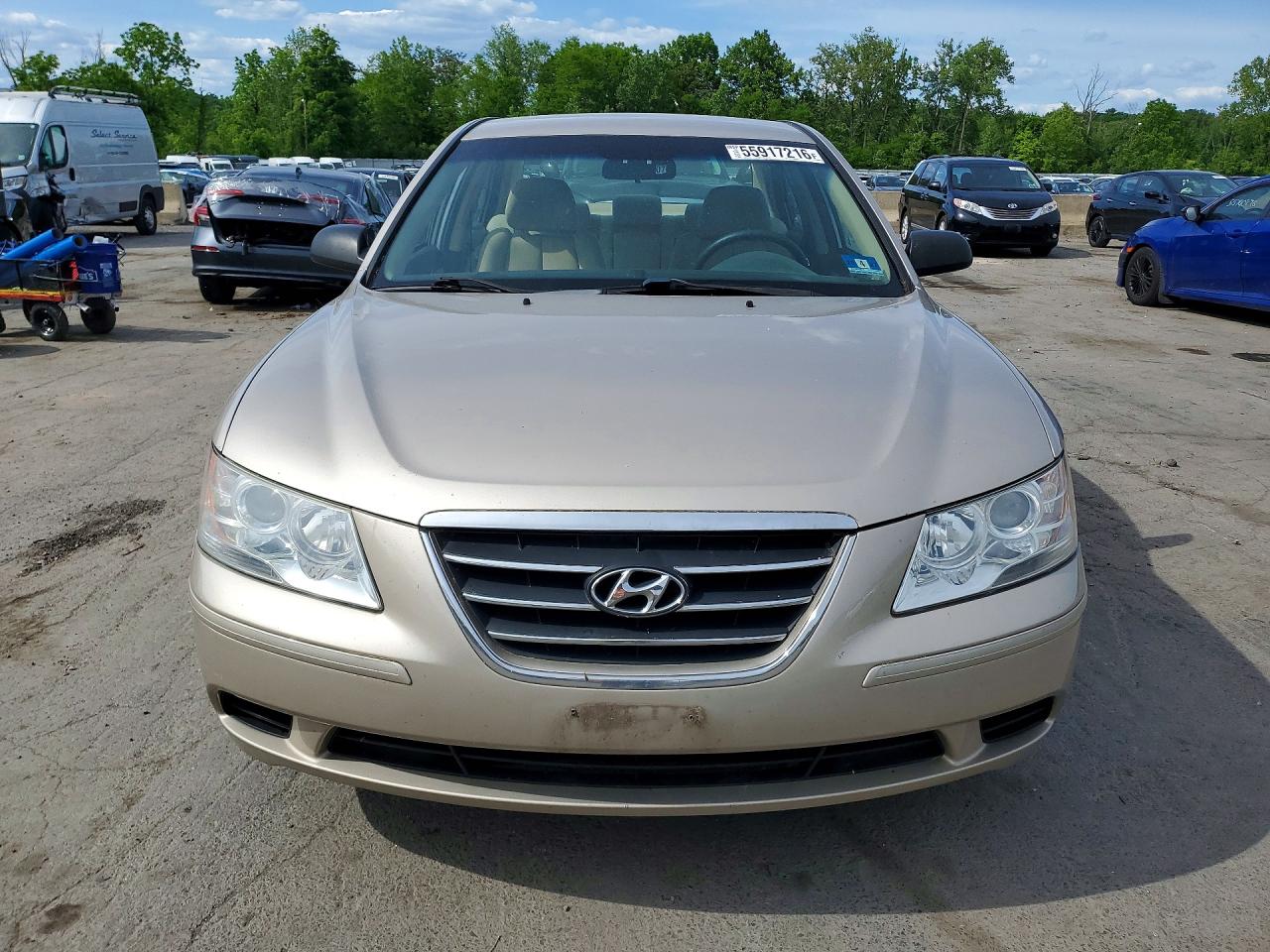 2009 Hyundai Sonata Gls Cream vin: 5NPET46C59H466559