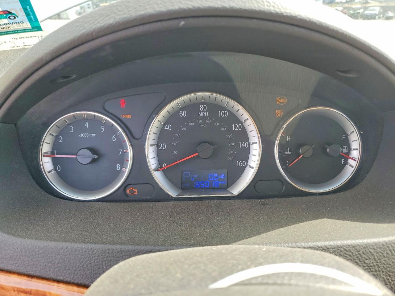 2009 Hyundai Sonata Gls Cream vin: 5NPET46C59H466559