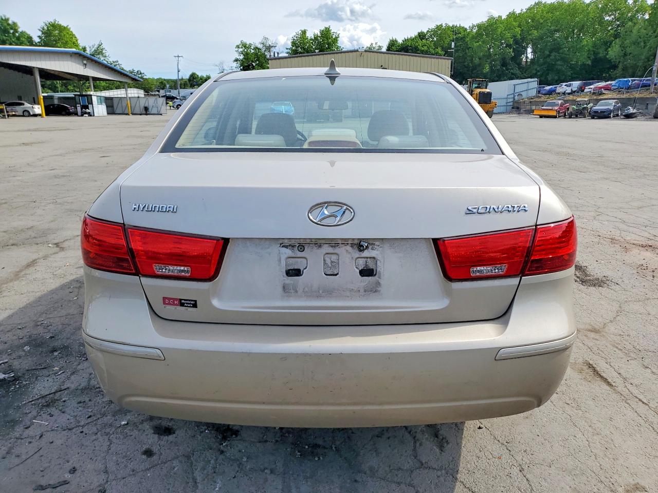 2009 Hyundai Sonata Gls Cream vin: 5NPET46C59H466559