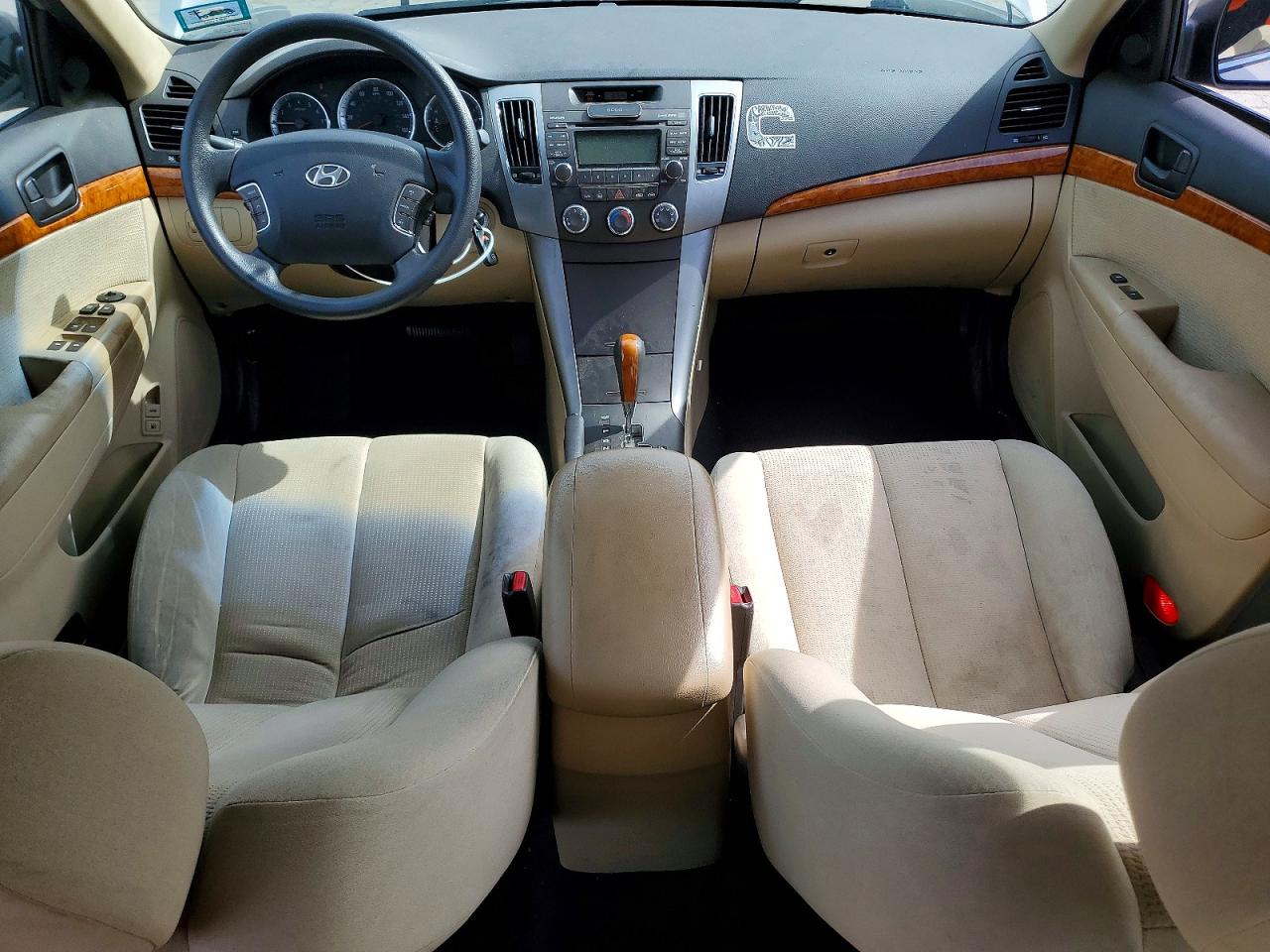 2009 Hyundai Sonata Gls Cream vin: 5NPET46C59H466559