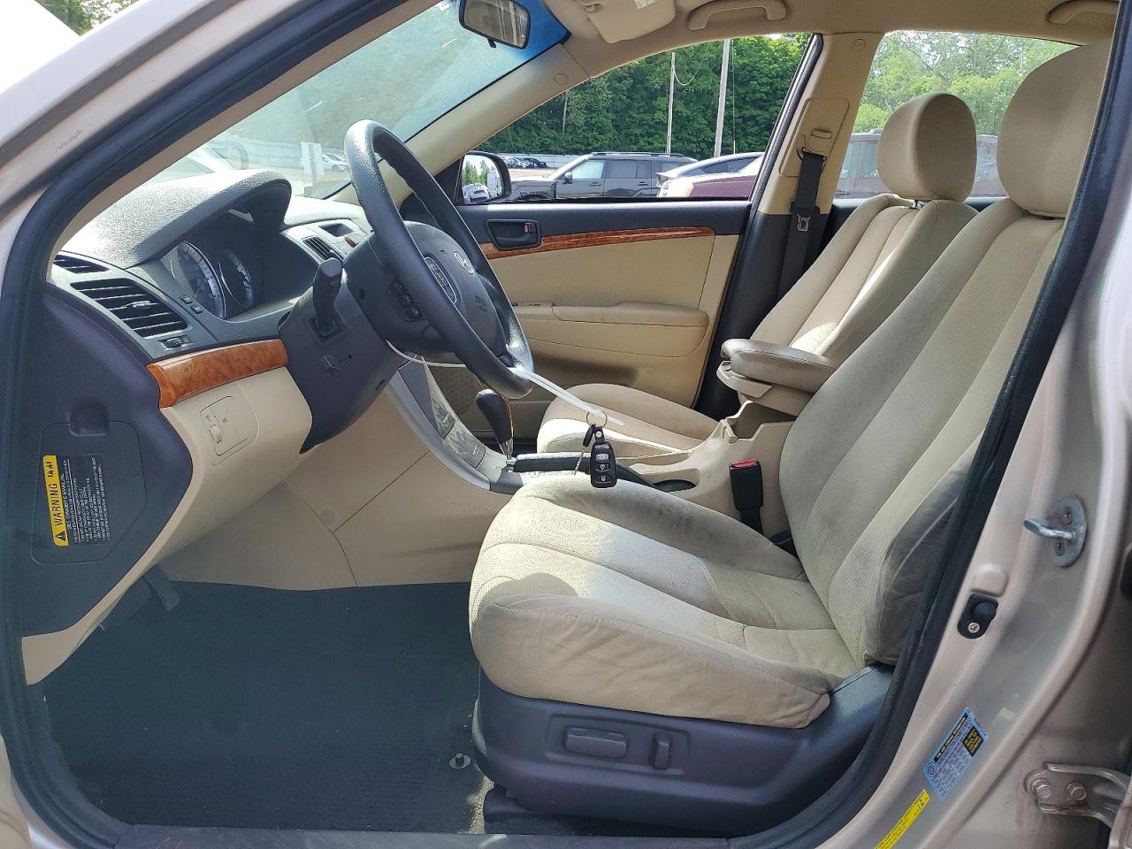 2009 Hyundai Sonata Gls Cream vin: 5NPET46C59H466559