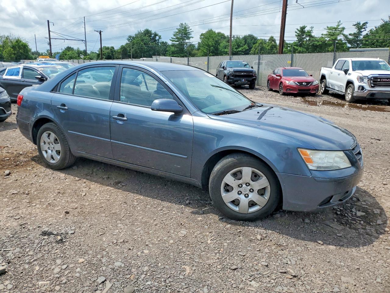 2009 Hyundai Sonata Gls Blue vin: 5NPET46C59H493261