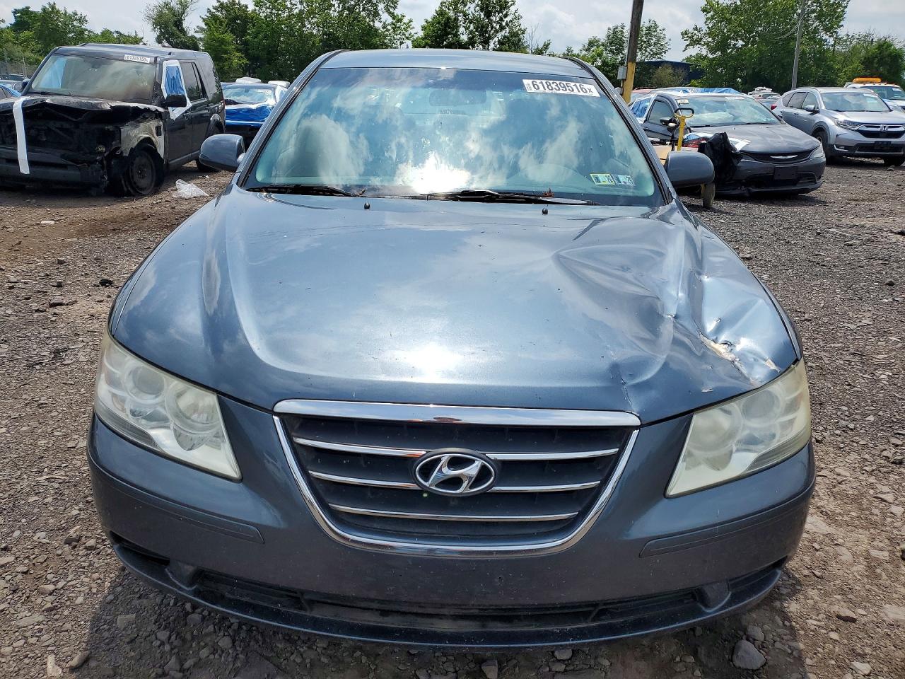2009 Hyundai Sonata Gls Blue vin: 5NPET46C59H493261