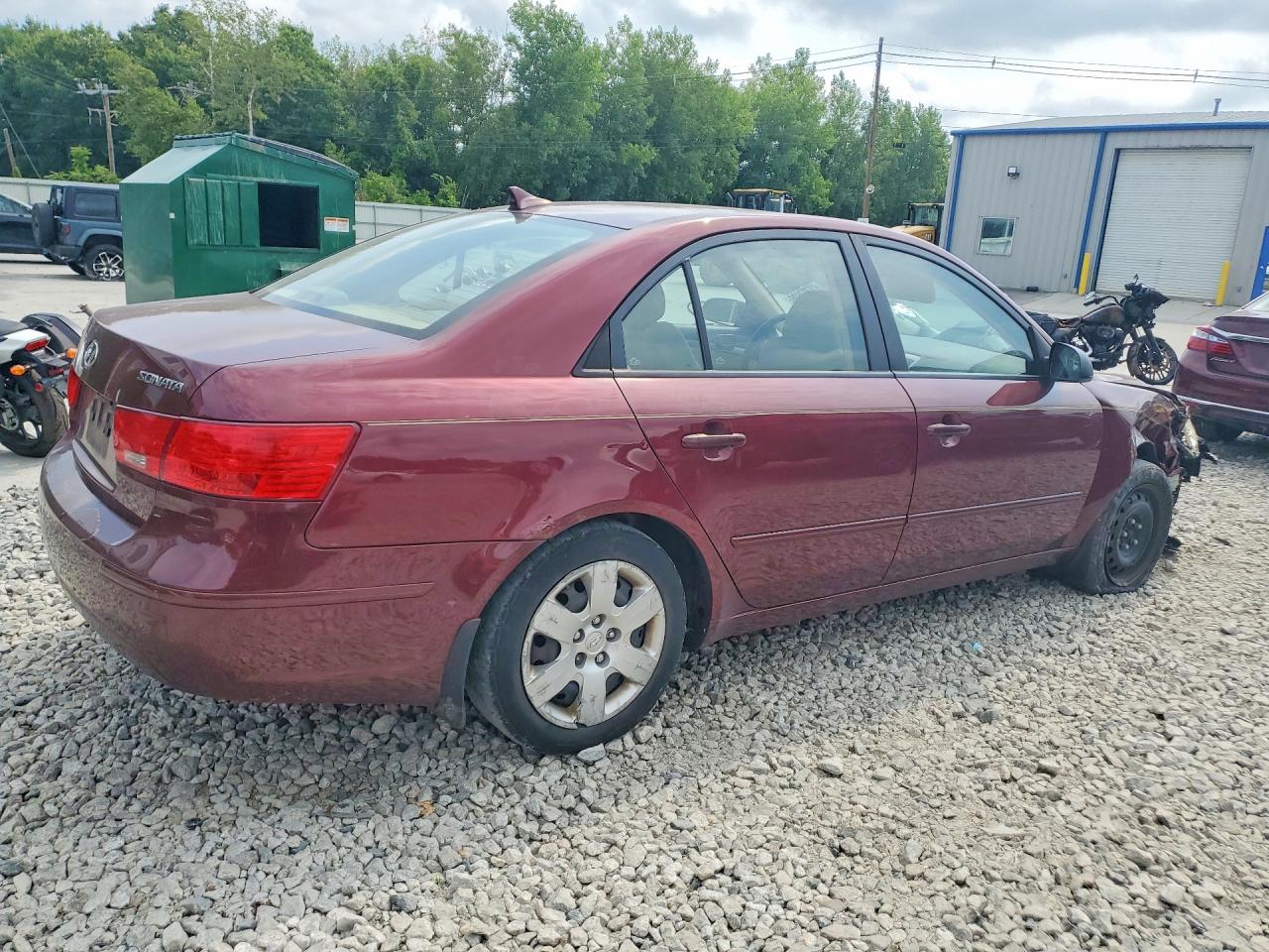 2009 Hyundai Sonata Gls Red vin: 5NPET46C59H504713