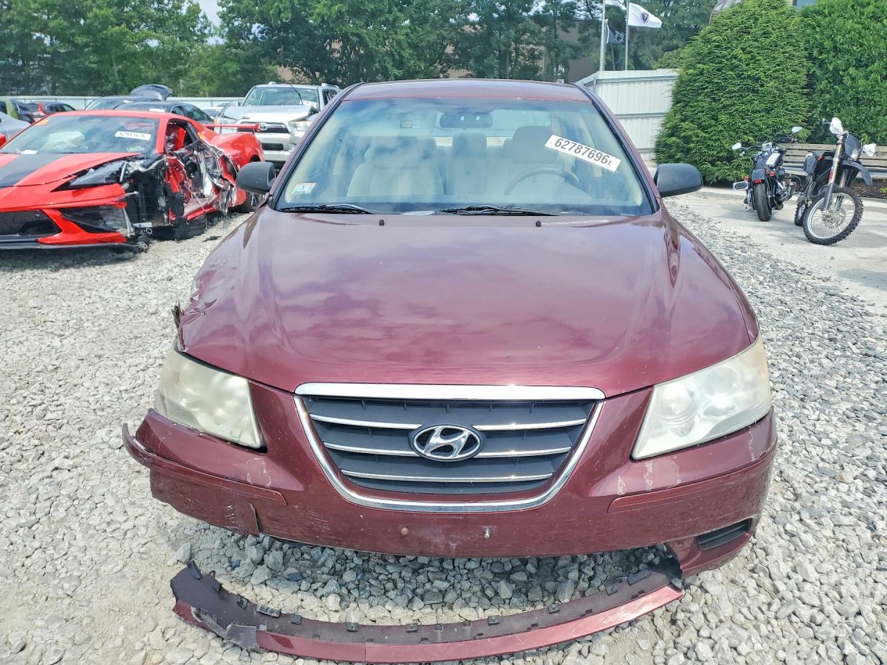 2009 Hyundai Sonata Gls Red vin: 5NPET46C59H504713