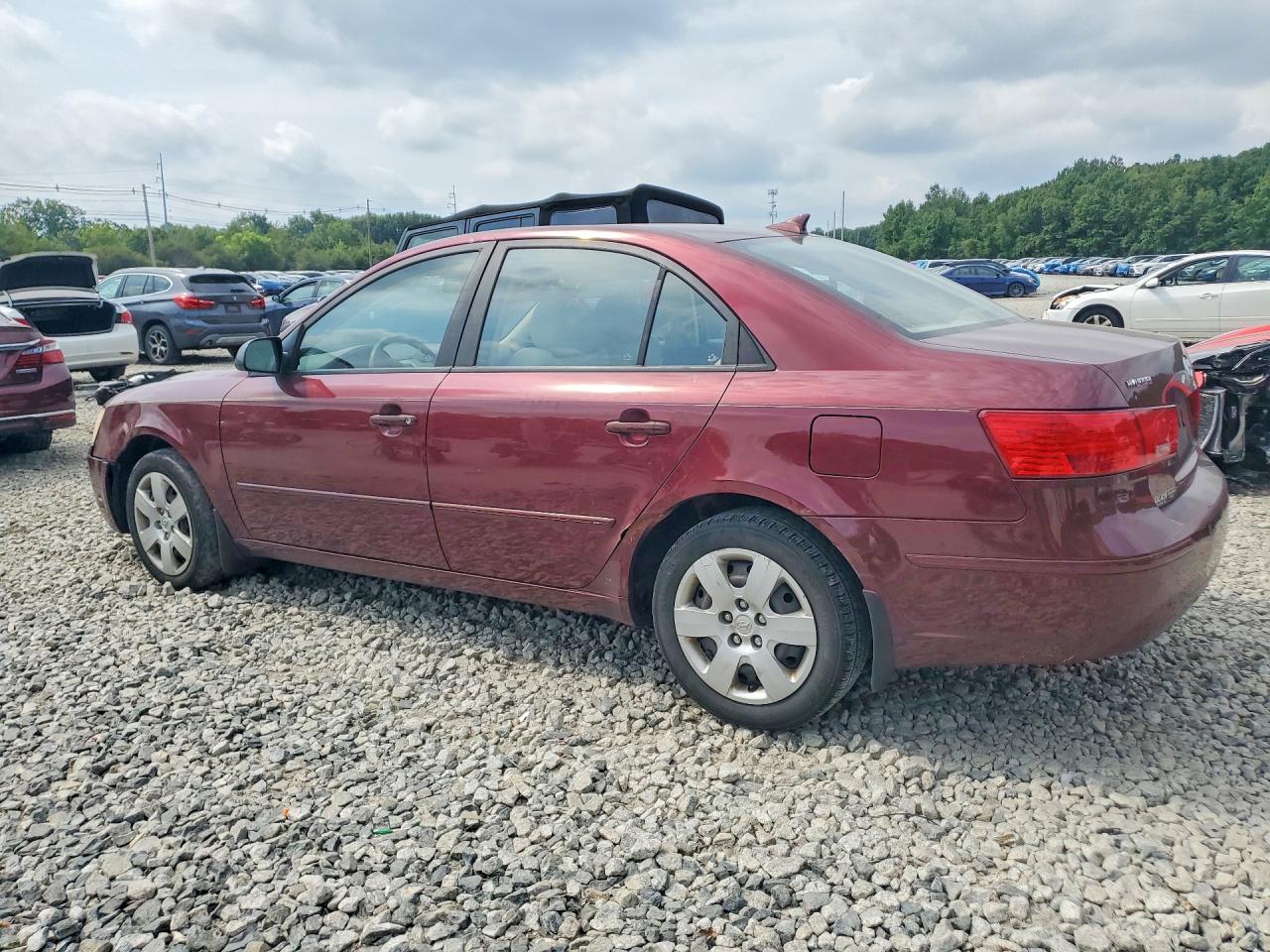 2009 Hyundai Sonata Gls Red vin: 5NPET46C59H504713