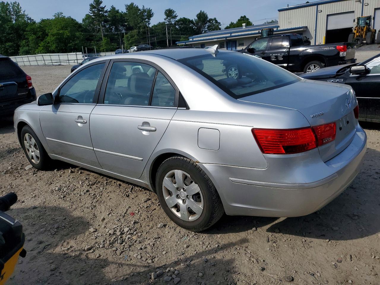 2009 Hyundai Sonata Gls Silver vin: 5NPET46C59H525397