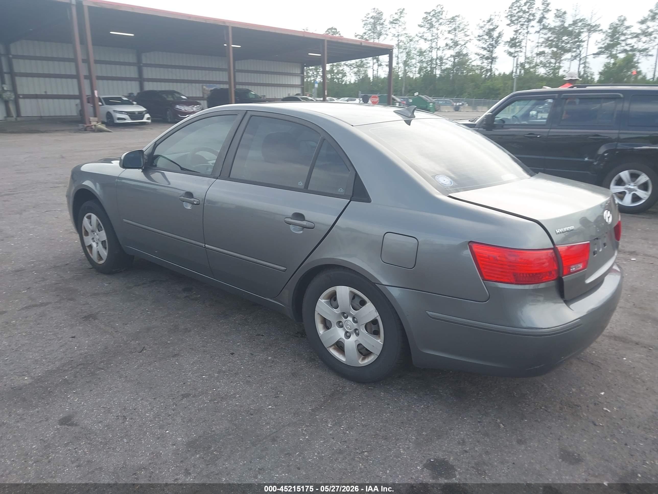 2009 Hyundai Sonata Gls Gray vin: 5NPET46C59H537145