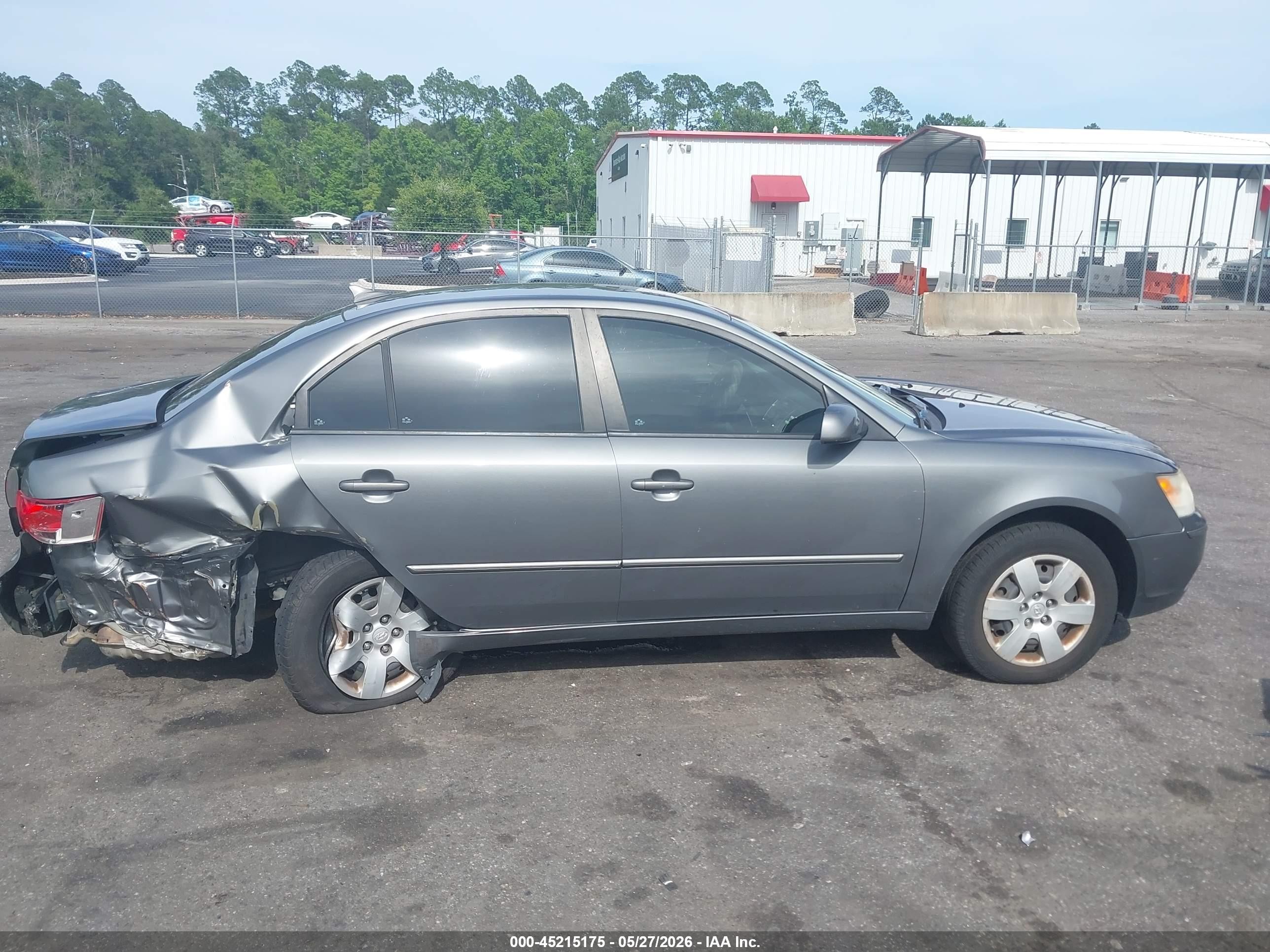 2009 Hyundai Sonata Gls Gray vin: 5NPET46C59H537145