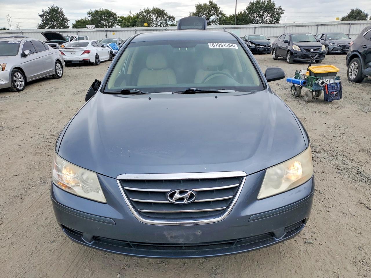 2009 Hyundai Sonata Gls Gray vin: 5NPET46C59H540272