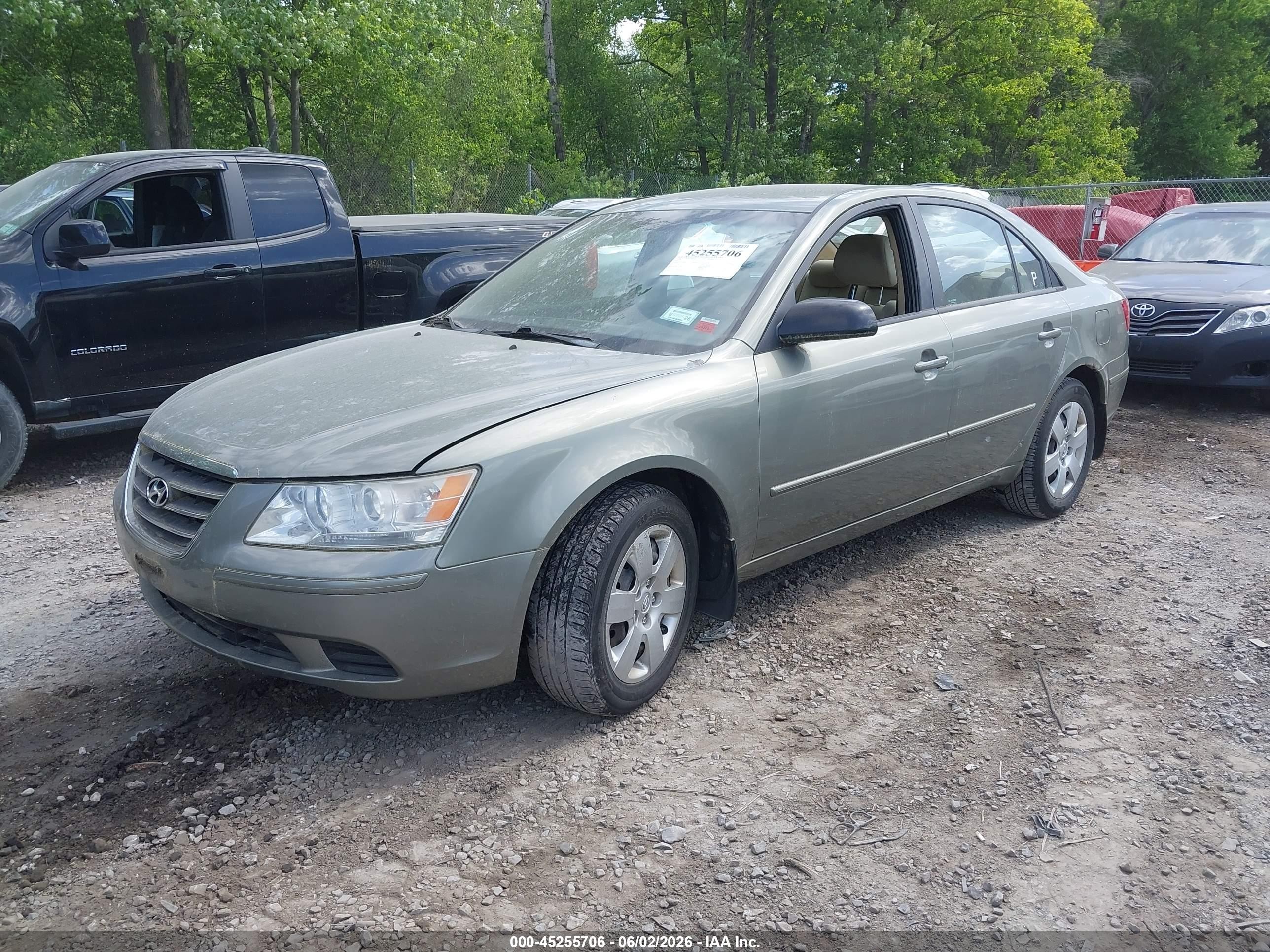 2009 Hyundai Sonata Gls Green vin: 5NPET46C59H556472