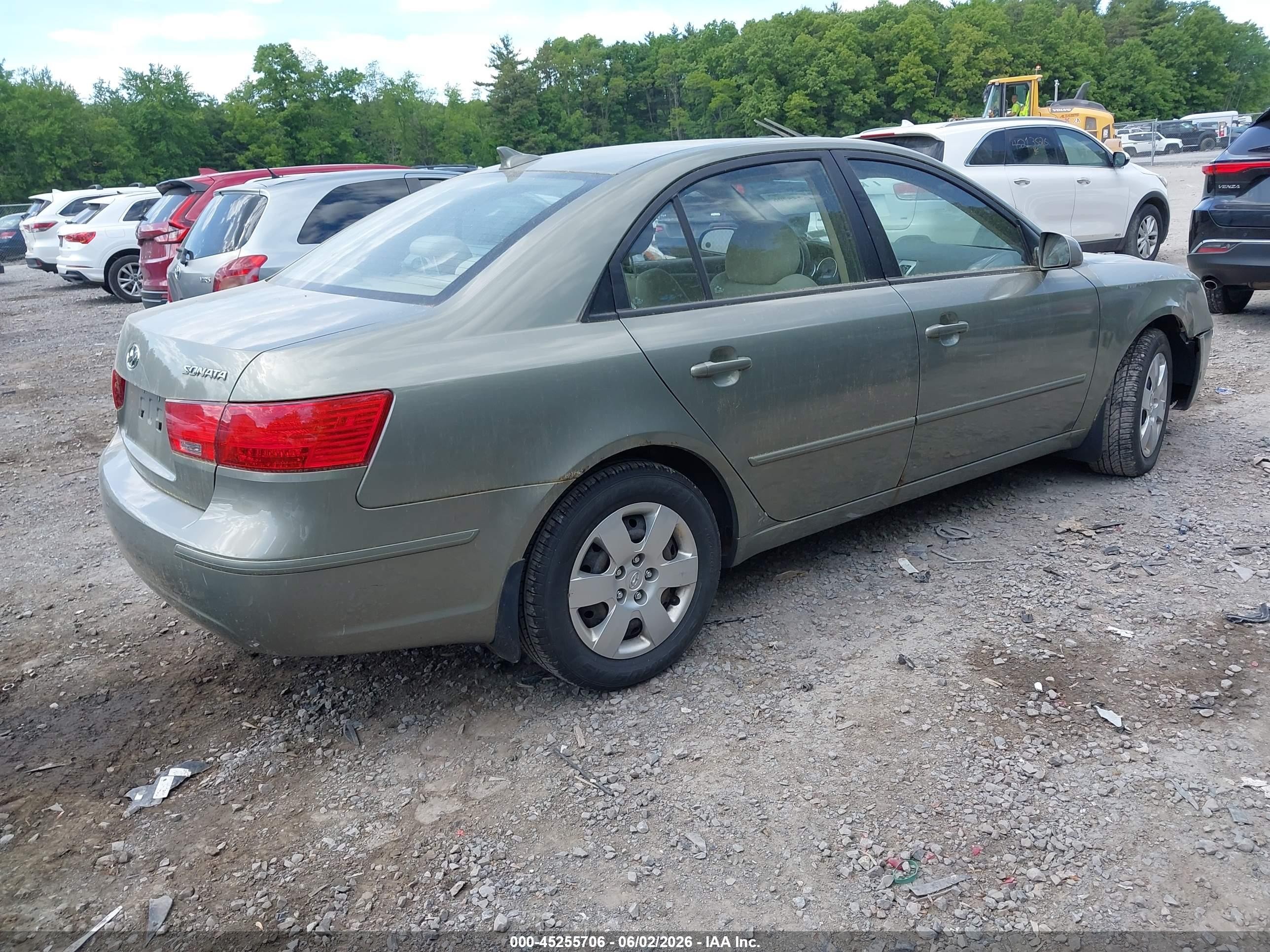 2009 Hyundai Sonata Gls Green vin: 5NPET46C59H556472