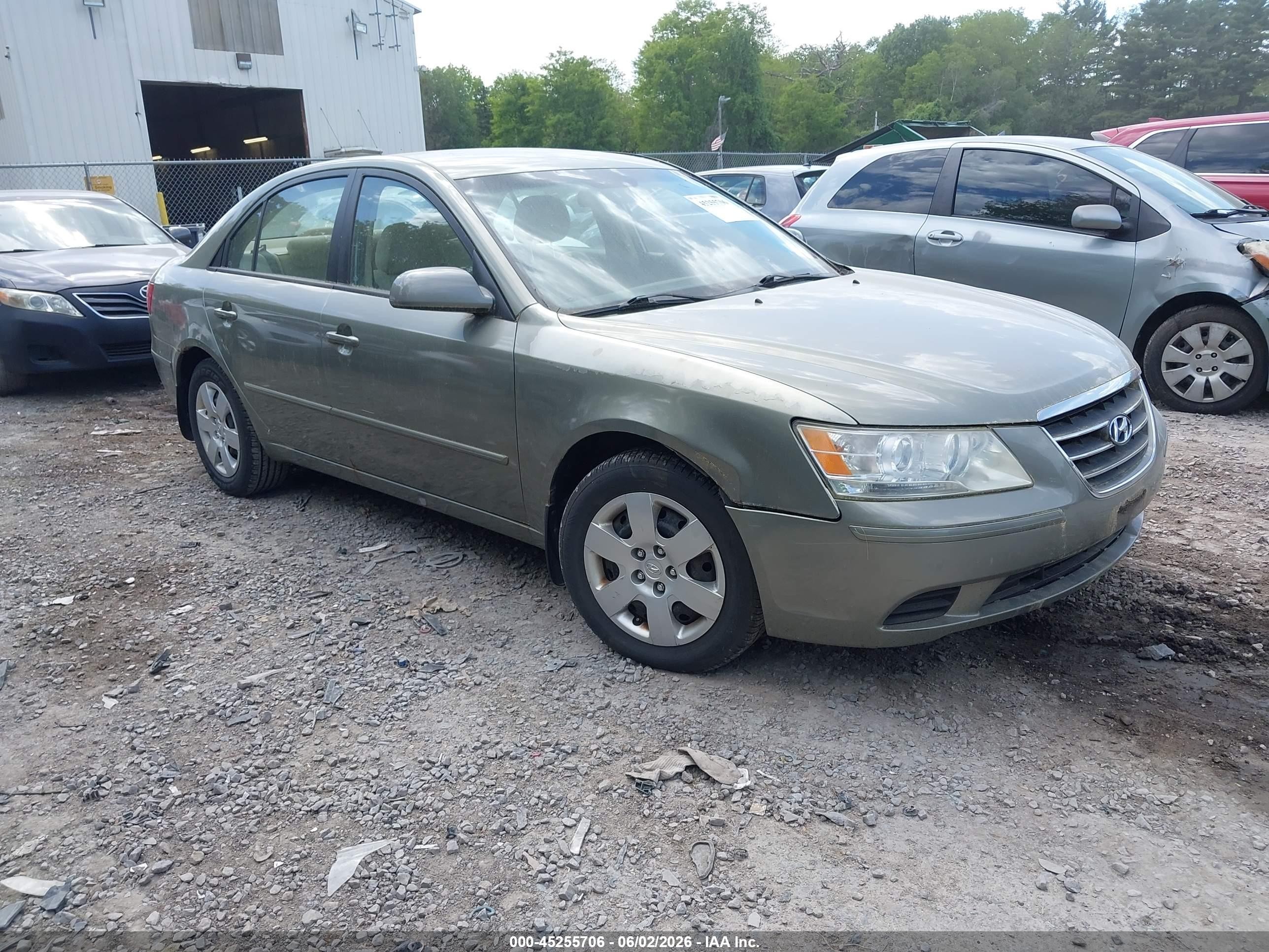 2009 Hyundai Sonata Gls Green vin: 5NPET46C59H556472