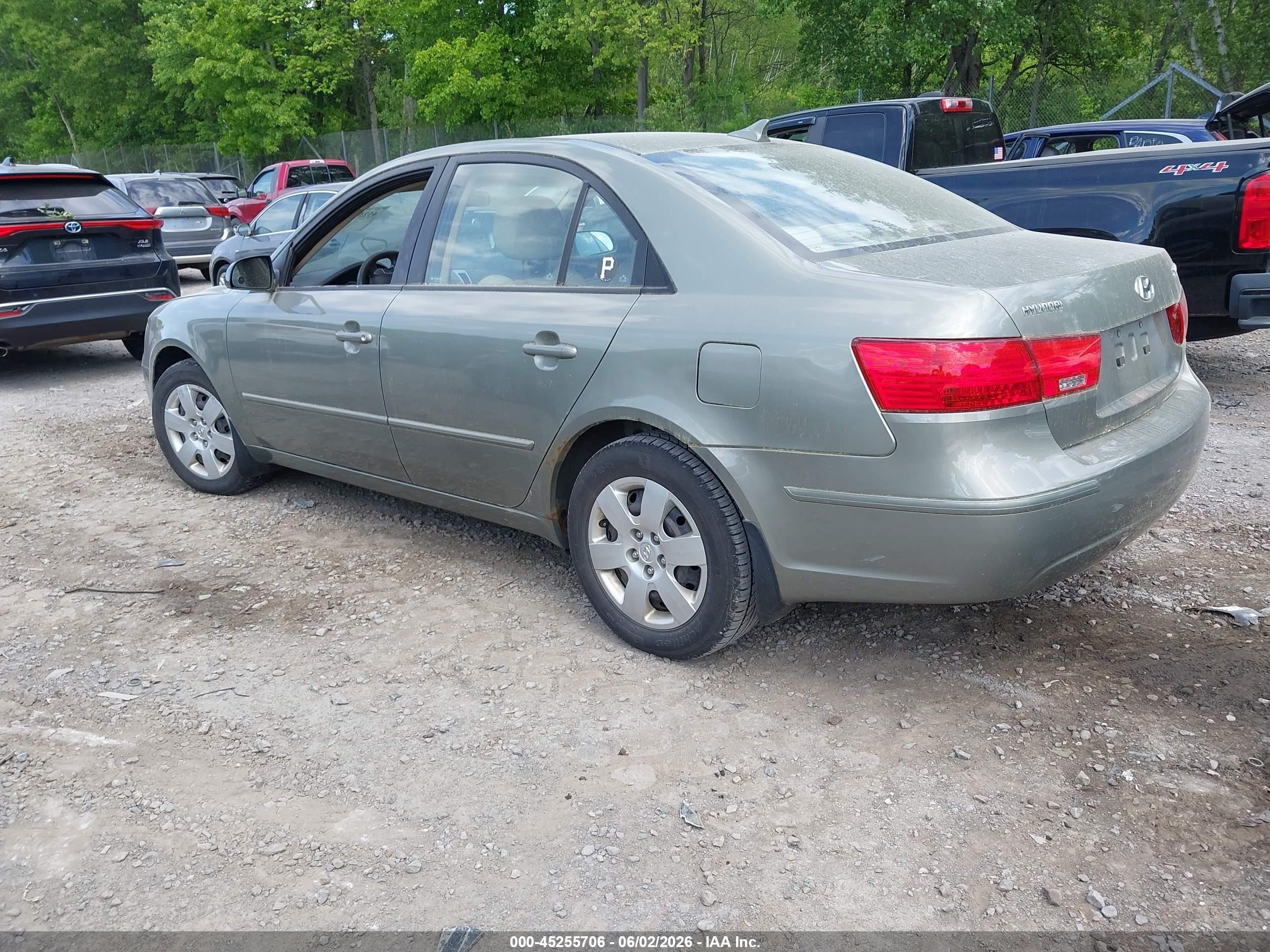 2009 Hyundai Sonata Gls Green vin: 5NPET46C59H556472
