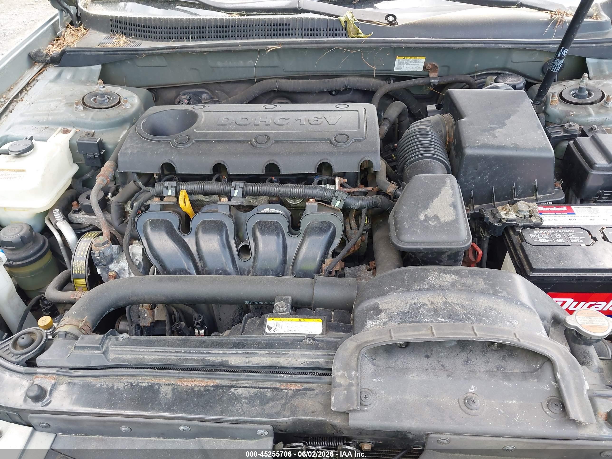 2009 Hyundai Sonata Gls Green vin: 5NPET46C59H556472