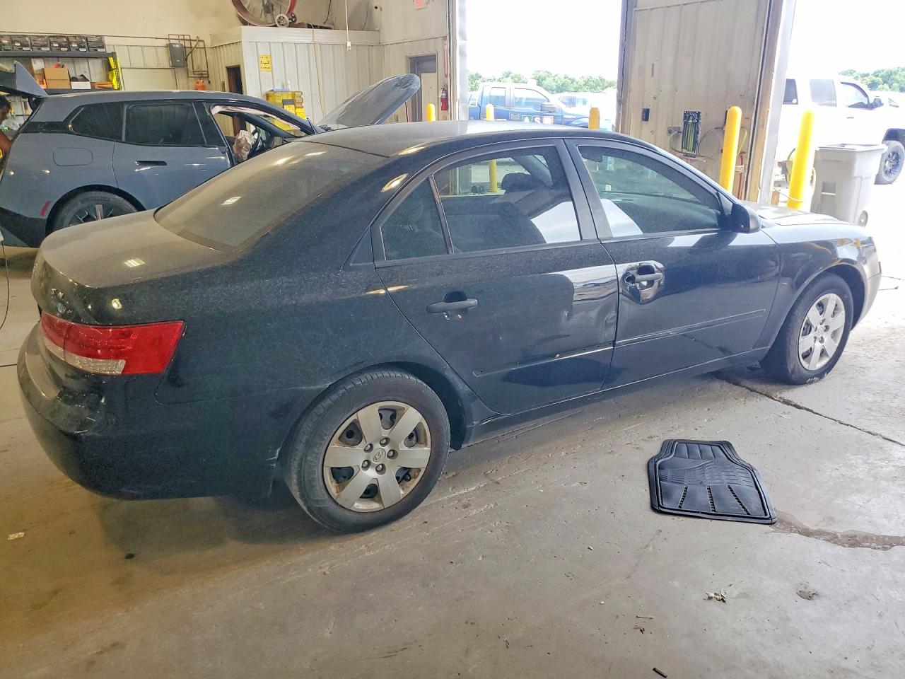 2006 Hyundai Sonata Gl Black vin: 5NPET46C66H153208