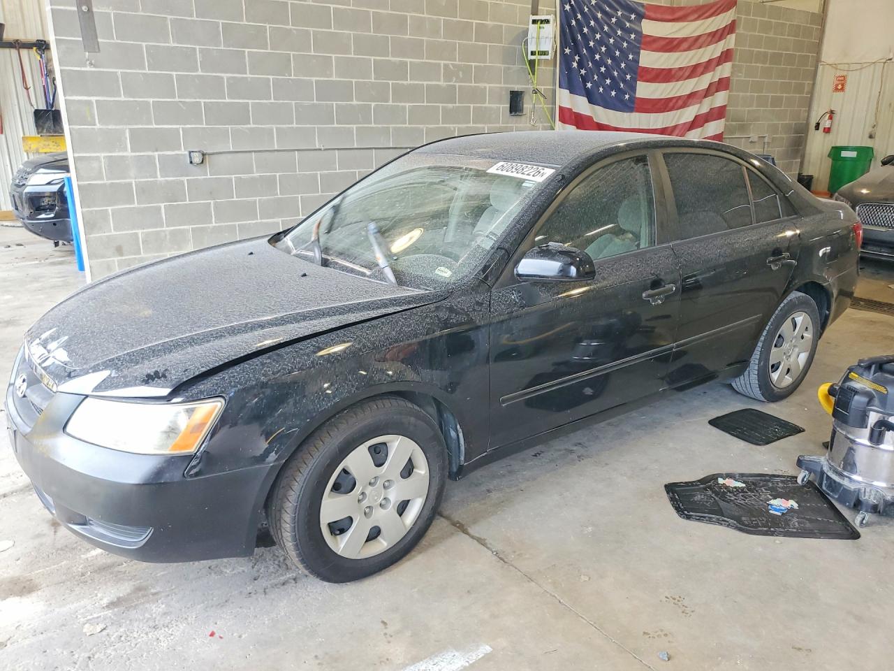 2006 Hyundai Sonata Gl Black vin: 5NPET46C66H153208