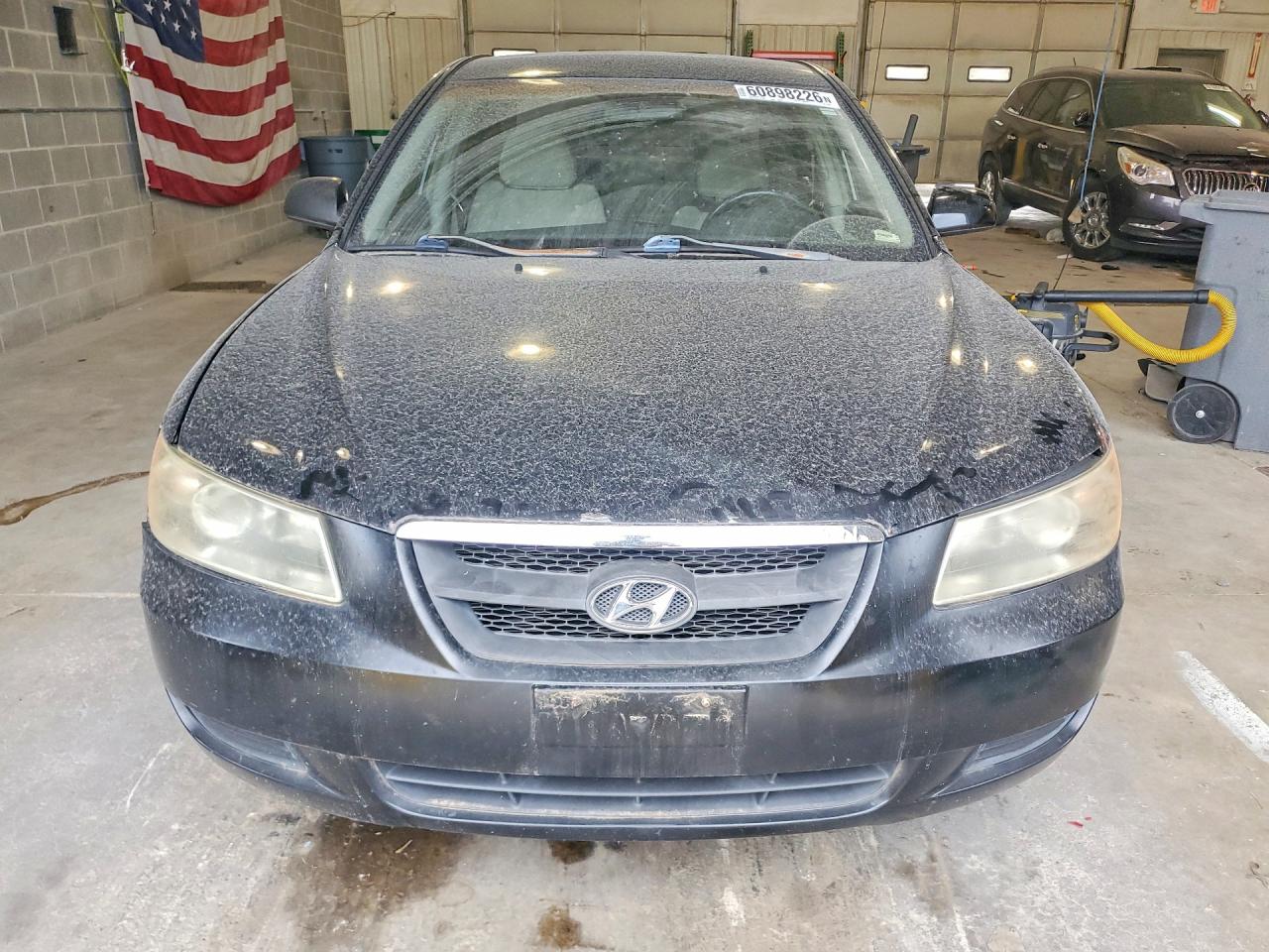 2006 Hyundai Sonata Gl Black vin: 5NPET46C66H153208