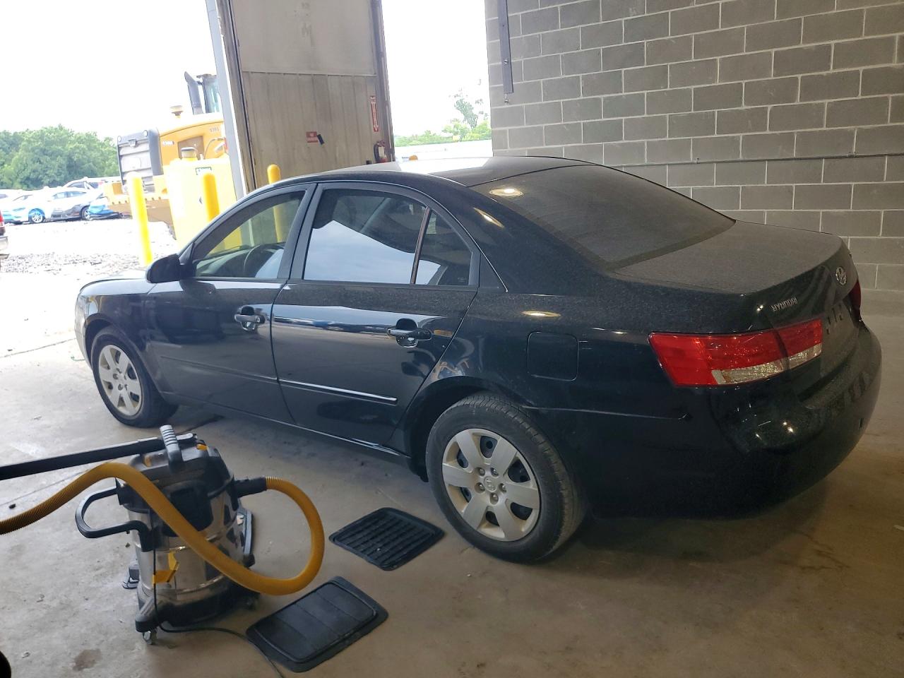 2006 Hyundai Sonata Gl Black vin: 5NPET46C66H153208