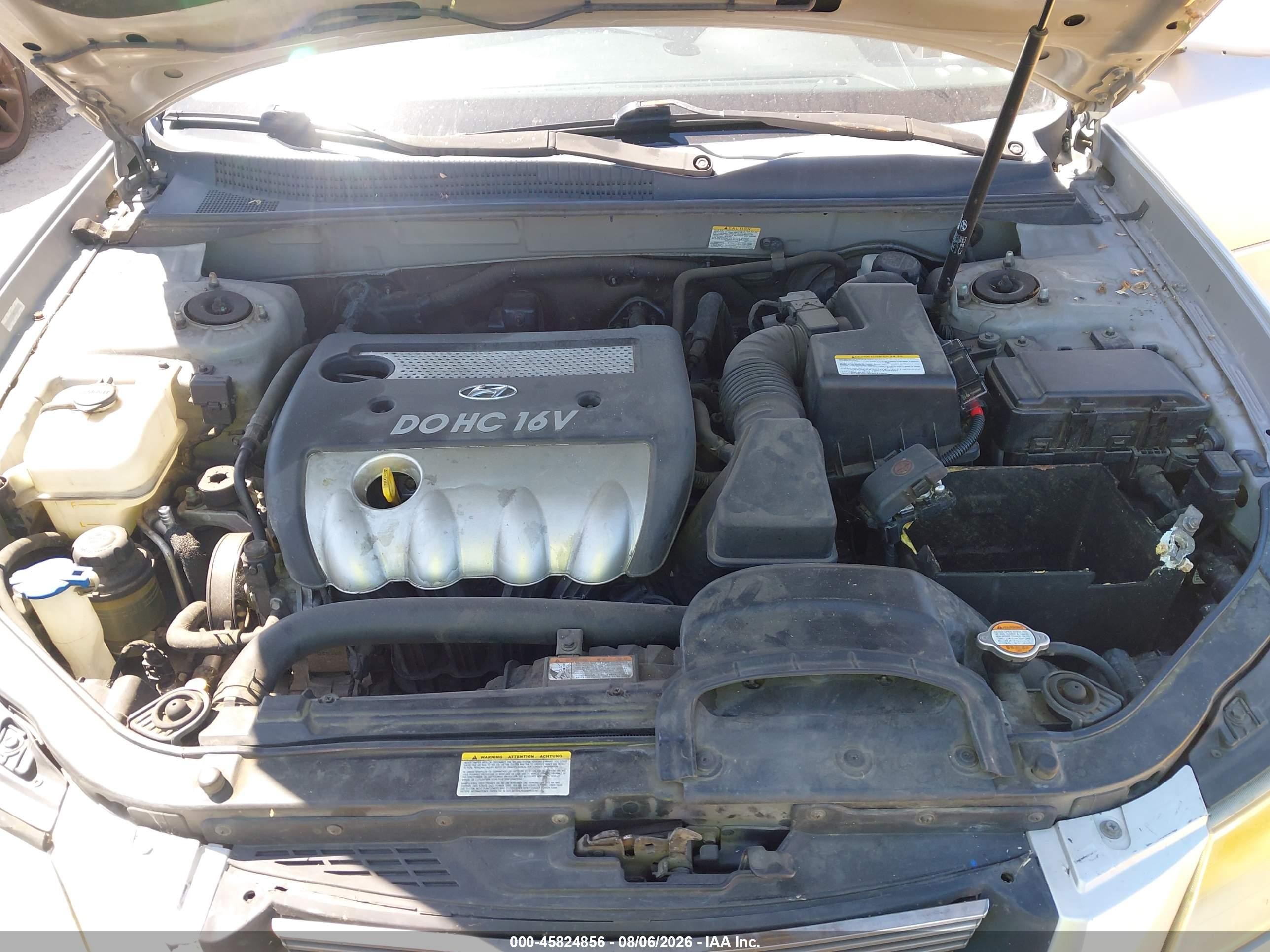 2007 Hyundai Sonata Gls Silver vin: 5NPET46C67H209052