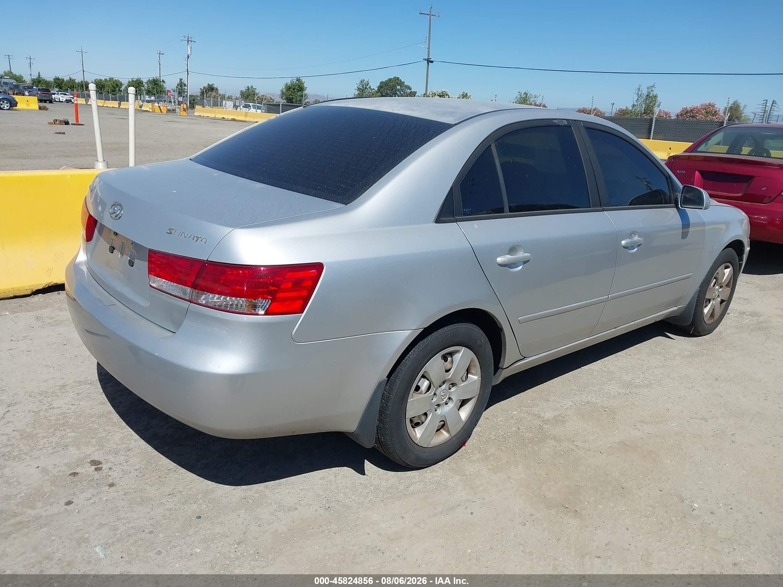 2007 Hyundai Sonata Gls Silver vin: 5NPET46C67H209052