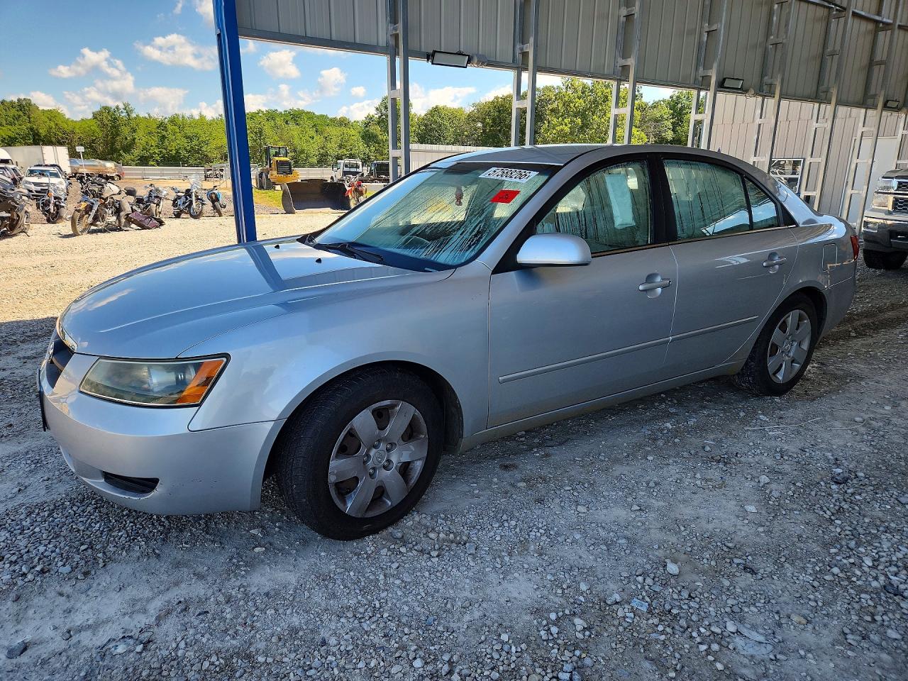 2007 Hyundai Sonata Gls Gray vin: 5NPET46C67H234470