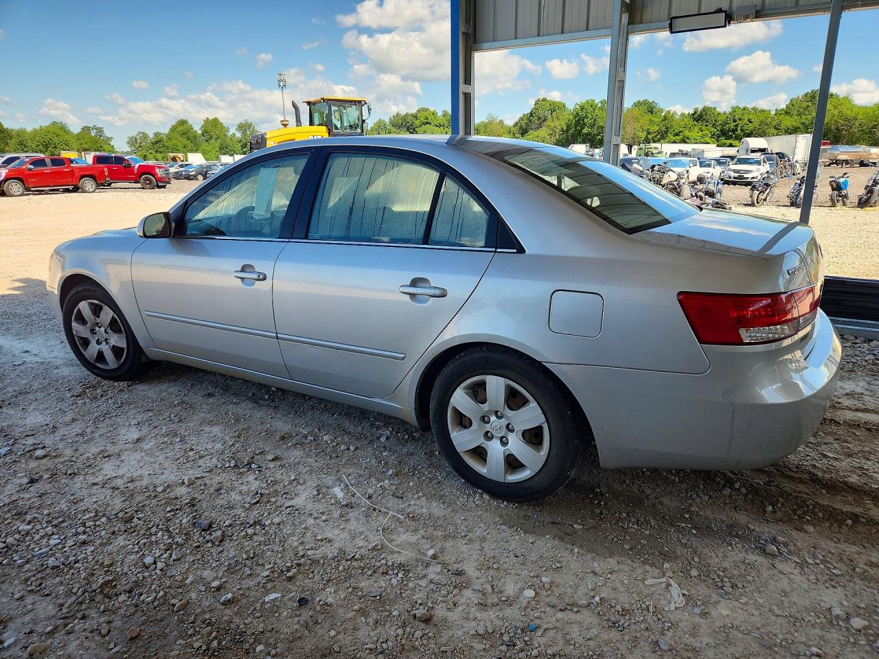 2007 Hyundai Sonata Gls Gray vin: 5NPET46C67H234470