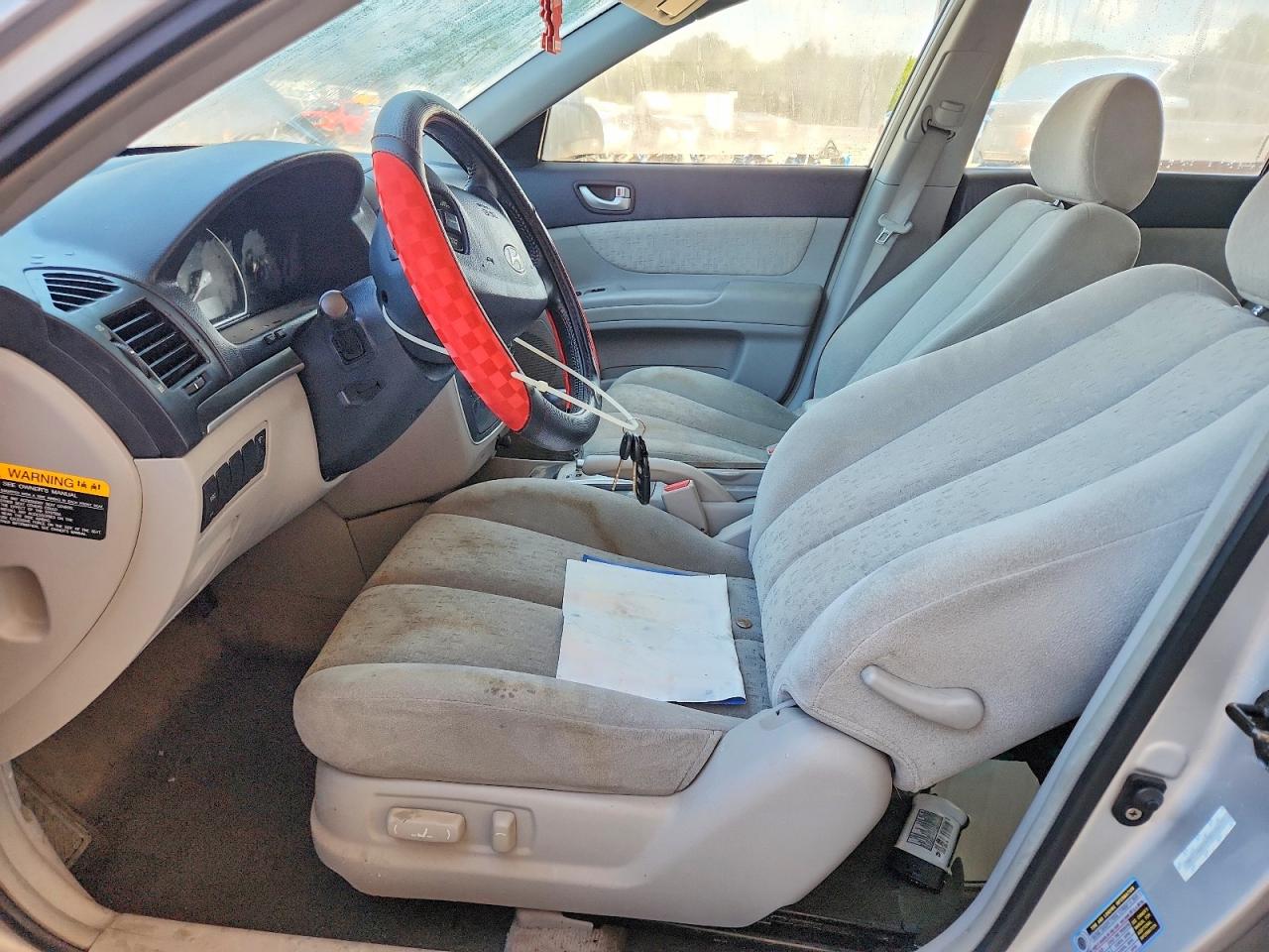 2007 Hyundai Sonata Gls Gray vin: 5NPET46C67H234470