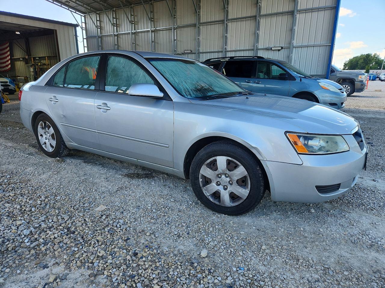 2007 Hyundai Sonata Gls Gray vin: 5NPET46C67H234470