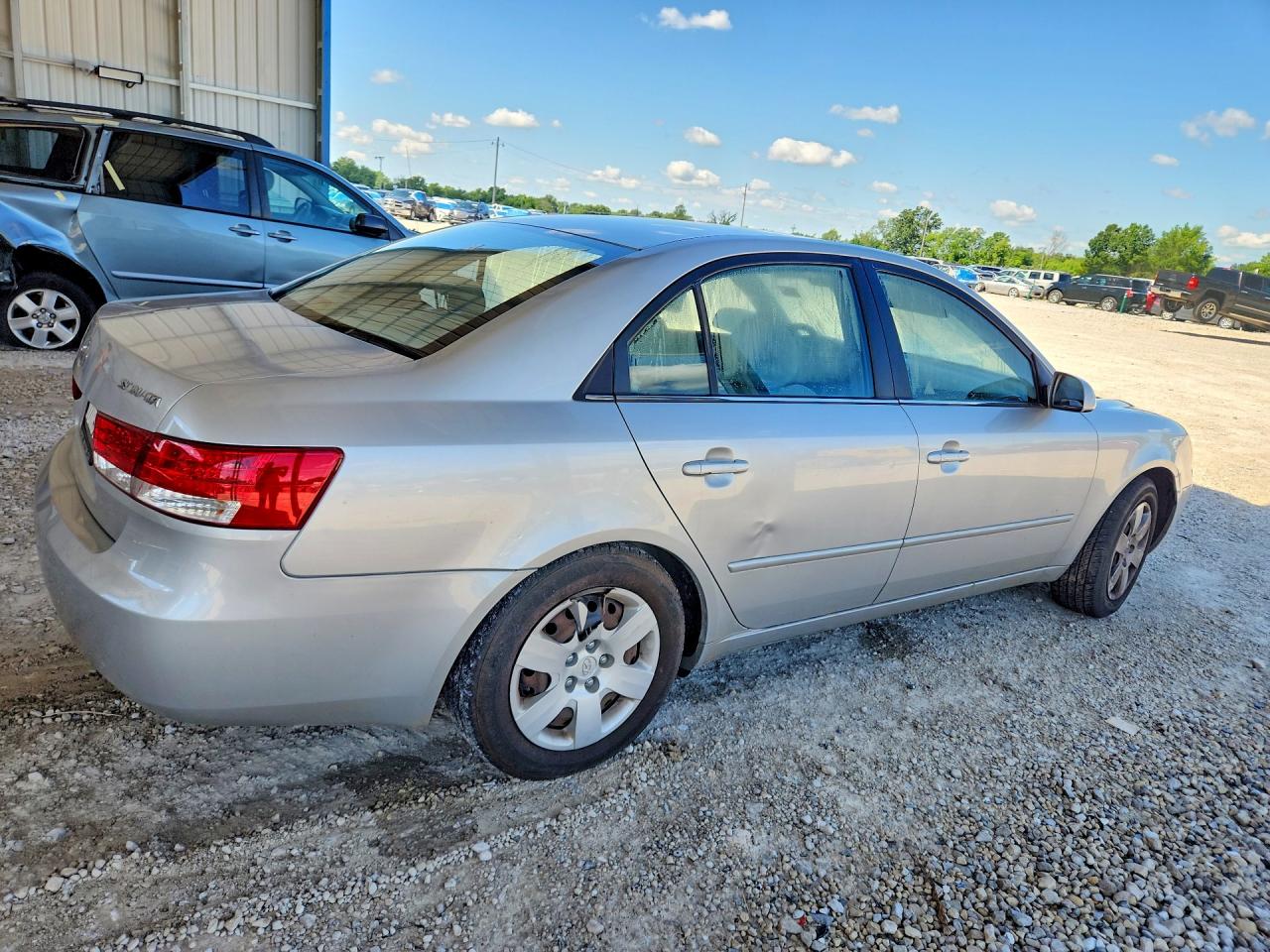 2007 Hyundai Sonata Gls Gray vin: 5NPET46C67H234470