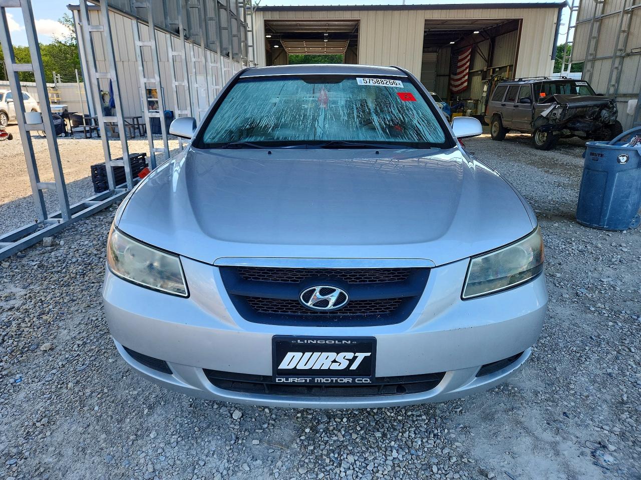 2007 Hyundai Sonata Gls Gray vin: 5NPET46C67H234470