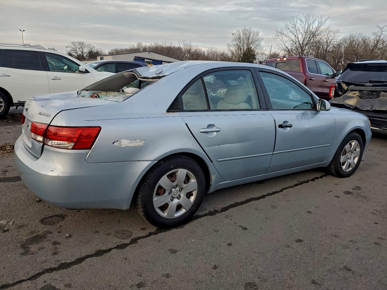 2007 Hyun Sonata Gls Silver vin: 5NPET46C67H247008
