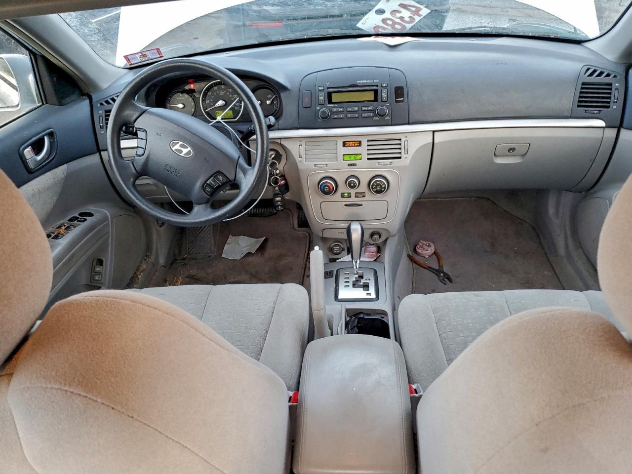 2007 Hyun Sonata Gls Silver vin: 5NPET46C67H247008
