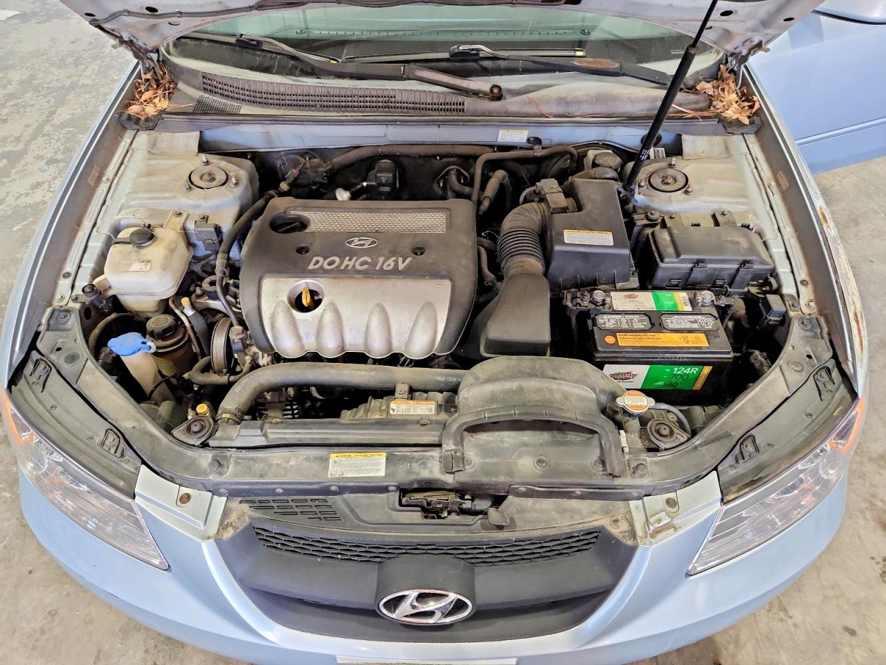 2007 Hyundai Sonata Gls Blue vin: 5NPET46C67H247302