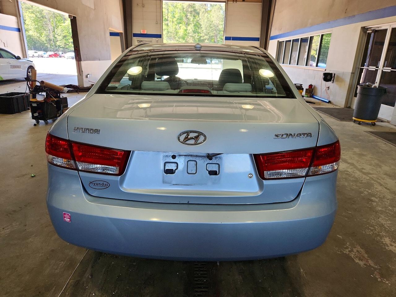2007 Hyundai Sonata Gls Blue vin: 5NPET46C67H247302