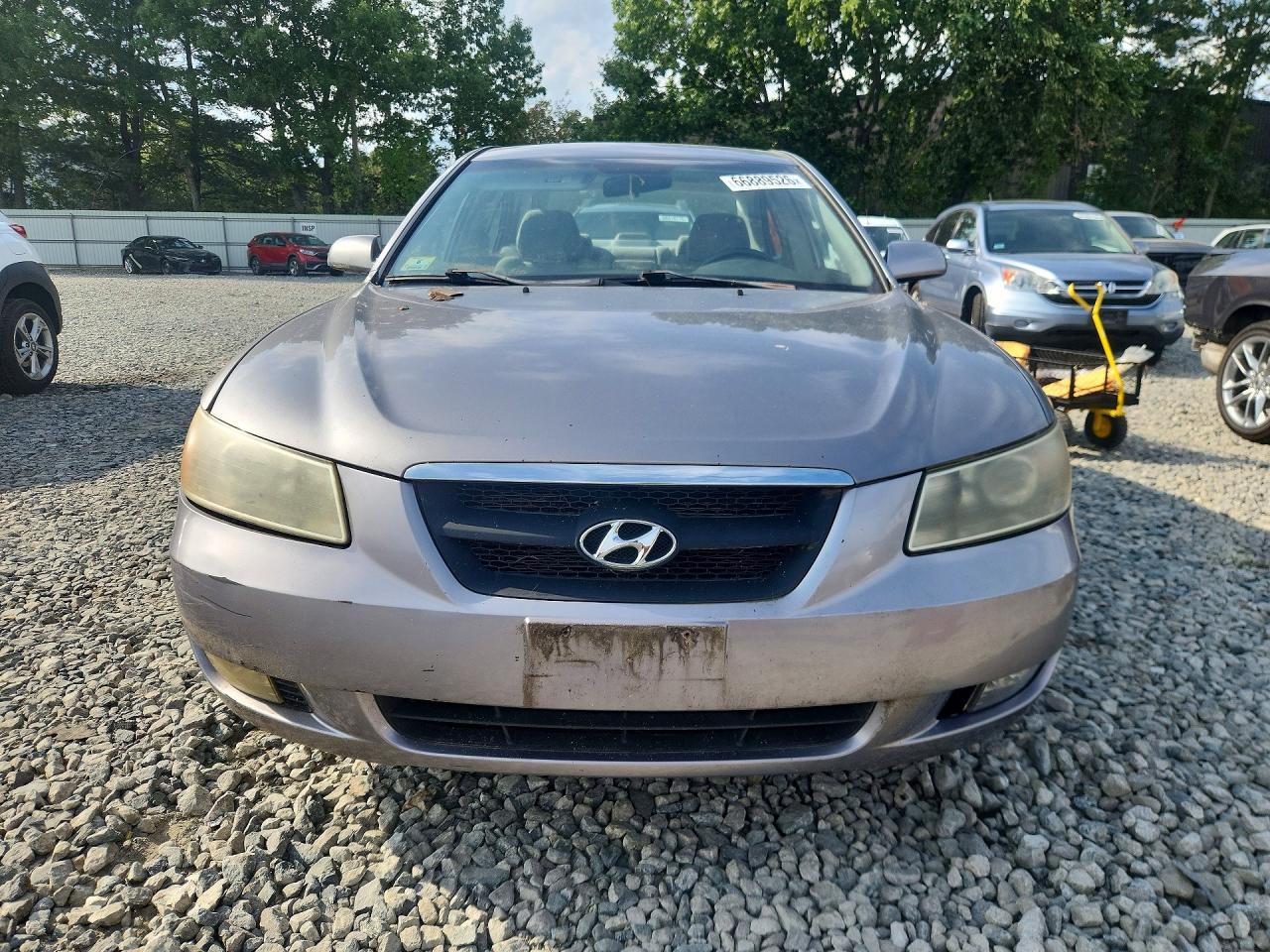 2007 Hyundai Sonata Gls Серый vin: 5NPET46C67H251415