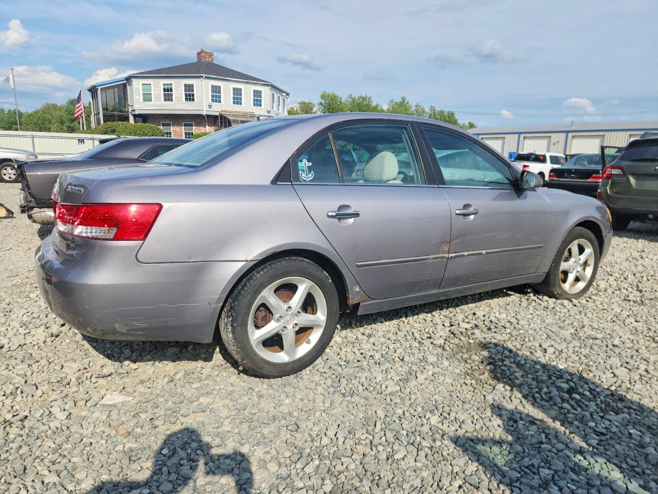 2007 Hyundai Sonata Gls Серый vin: 5NPET46C67H251415