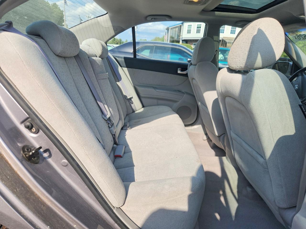 2007 Hyundai Sonata Gls Серый vin: 5NPET46C67H251415